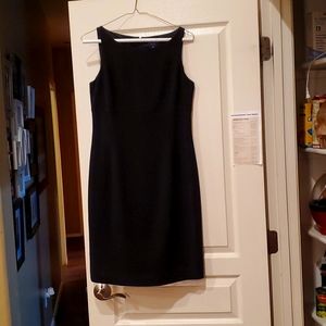 Black cocktail dress, 8 petite
